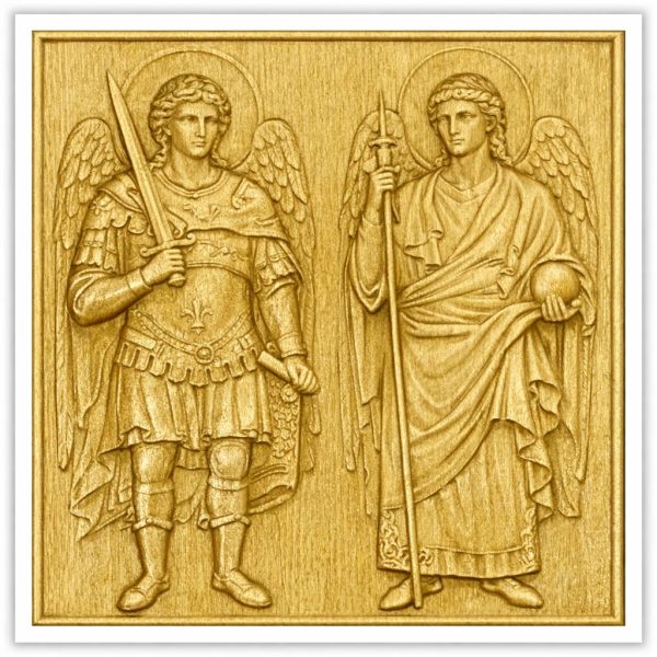 Icoană Sfinții Arhangheli Mihail și Gavril