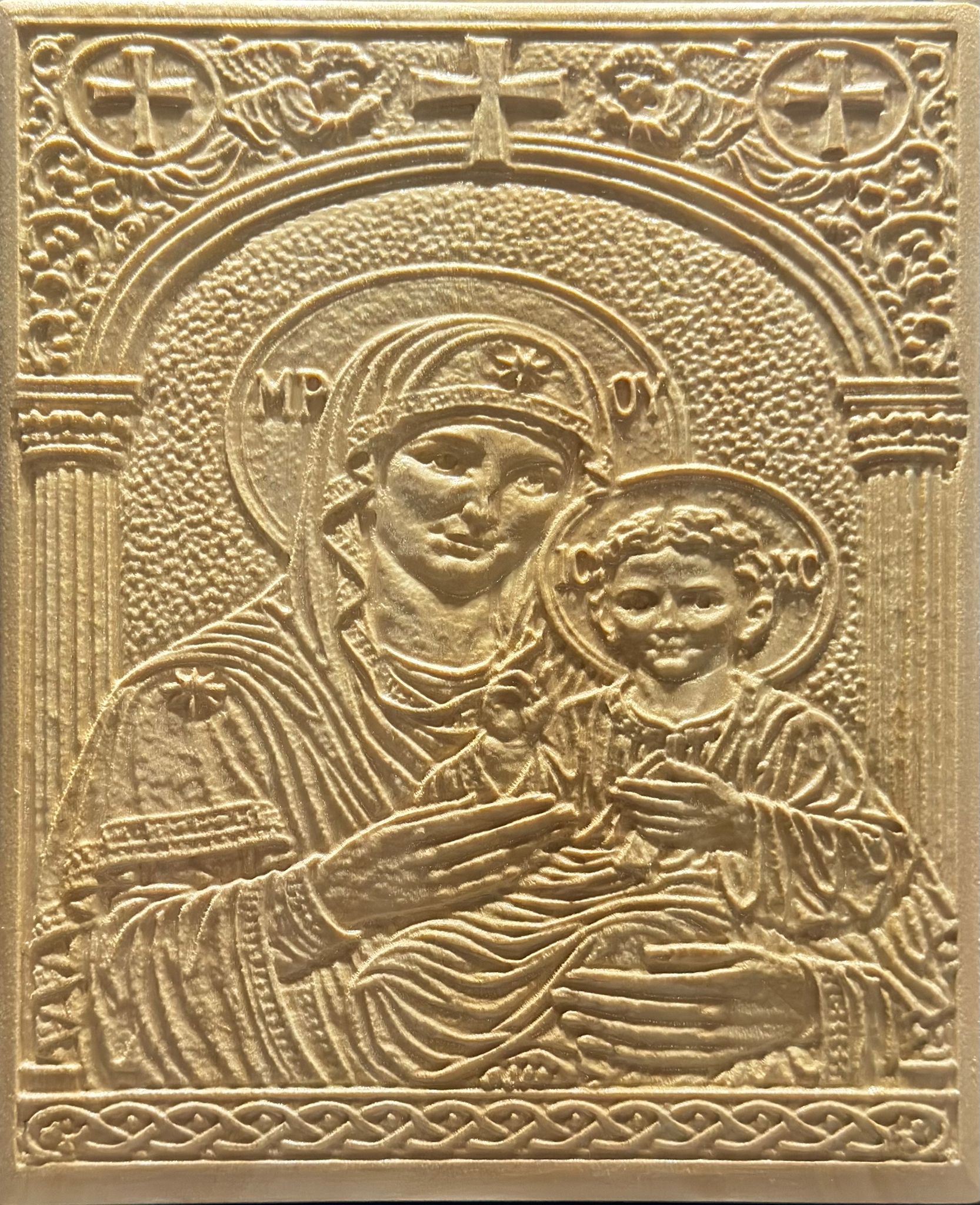 Icoană Sfânta Maria cu Pruncul Iisus